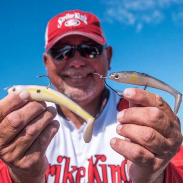 STRIKE KING SHADALICIOUS SWIMBAITS 3.5" CLEAR SEXY SHAD STRIKE-KING-SHADALICIOUS-SWIMBAITS-