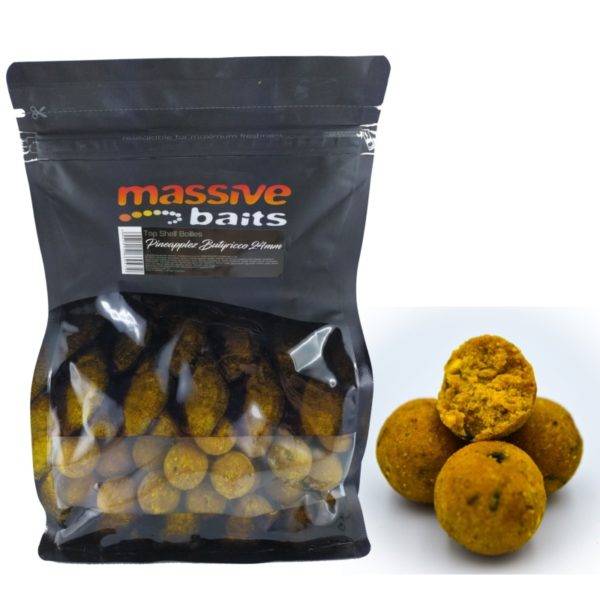 MASSIVE BAITS BOILIES PINEAPPLEZ BUTYRICO