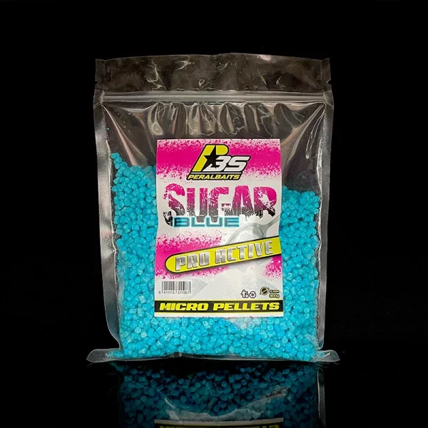 peralbaits micro pellets sugar blue