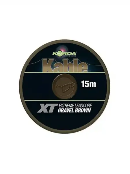 KORDA KABLE XT EXTREME LEADCORE 70 LB GRAVEL BROWN