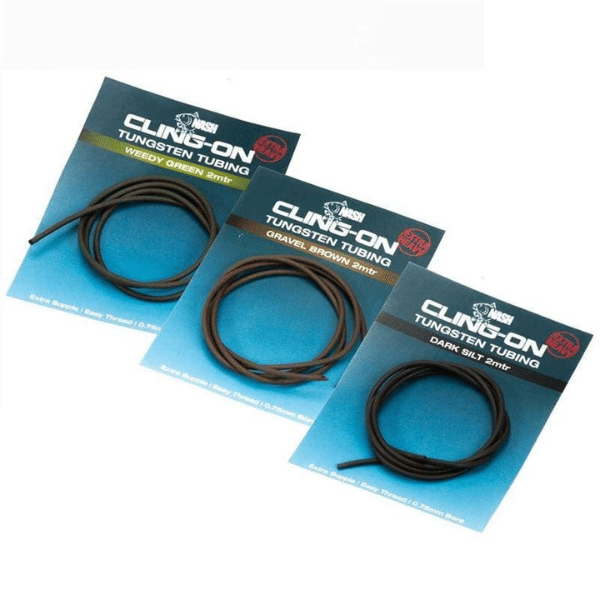 NASH CLING ON TUNGSTEN TUBING 0.75MM 2M GRAVEL BROWN NASH-CLING-ON-TUNGSTEN-TUBING-GRAVEL-BROWN
