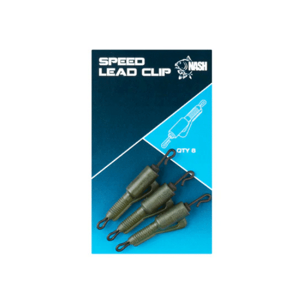NASH SPEED LEAD CLIP CAMO GREEN NASH-SPEED-LEAD-CLIP