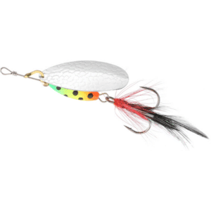 Mikado Cucharilla M-Grub Spinning Lures Silver Fire Tiger
