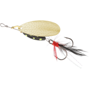 Mikado Cucharilla M-Grub Spinning Lures gold black lemon