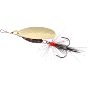 Mikado Cucharilla M-Grub Spinning Lures gold black tiger