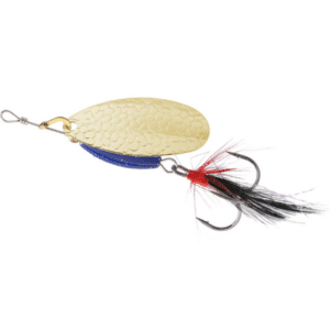 Mikado Cucharilla M-Grub Spinning Lures gold blue
