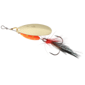 Mikado Cucharilla M-Grub Spinning Lures gold red tiger