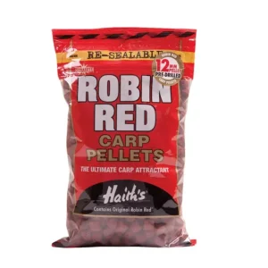 DYNAMITE BAITS ROBIN RED CARP PELLETS PRE-DRILLED 12MM 900GR