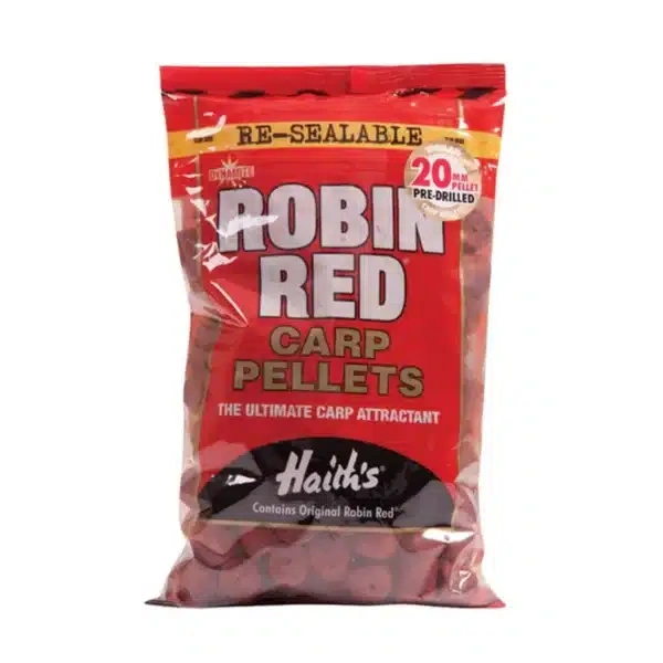 DYNAMITE BAITS ROBIN RED CARP PELLETS PRE-DRILLED 20MM 900GR