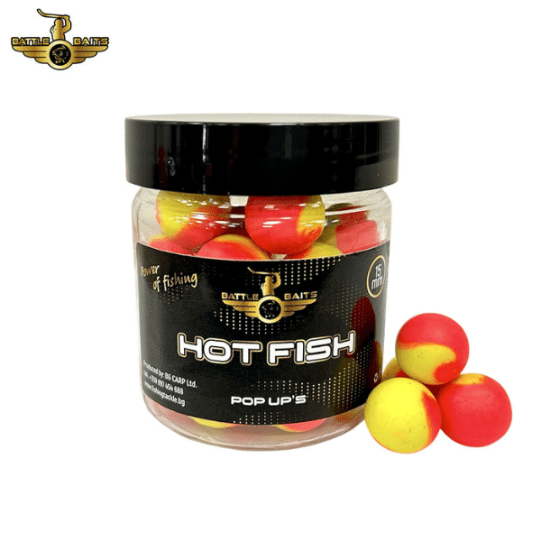 BATTLE BAITS POP UP HOT FISH 15MM BATTLE-BAITS-HOT-FISH