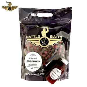 BATTLE BAITS SPOD MIX ROBIN RED 3kg