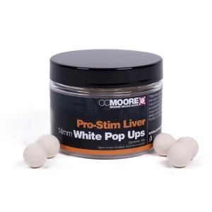 CC MOORE PRO-STIM LIVER POP UPS WHITE 14MM