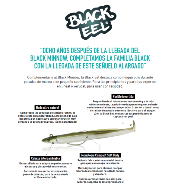 FIIISH BLACK EEL SHALLOW COMBO+BODY 150MM/10G