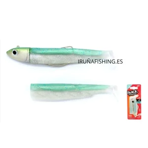 FIIISH BLACK MINNOW 90 – OFF SHORE COMBO+BODY 10G GREEN GLITTER