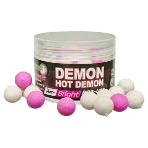 STARBAITS HOT DEMON POP-UPS WHITE&PINK BRIGHT 14MM