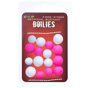 ESP BUOYANT BOILIES WHITE PINK