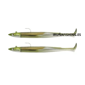 FIIISH CRAZY PADDLE TAIL 150 DOUBLE COMBO OFF SHORE 20G+RATTLE KAKI