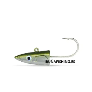 FIIISH CRAZY SAND EEL 120 2 SHORE JIG HEAD 7G KAKI