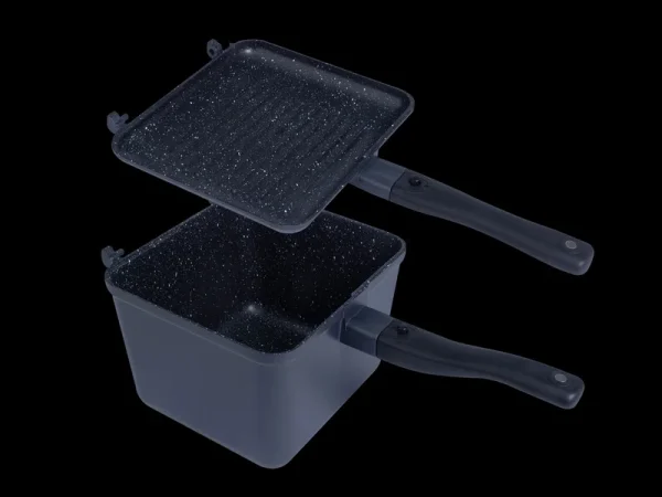 RIDGEMONKEY CONNECT DEEP PAN & GRIDDLE XL GRANITE EDITION