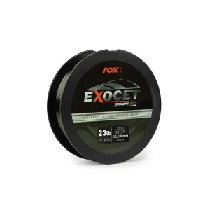 FOX EXOCET PRO MONOFILAMENT LO-VIS GREEN 0.400MM 23LB 10.45KG 1000M