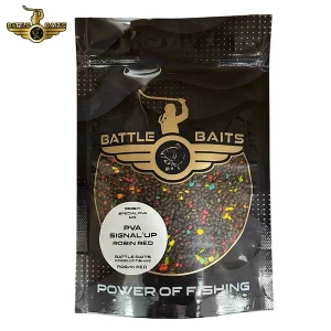 BATTLE BAITS MIX PVA SIGNAL’UP ROBIN RED