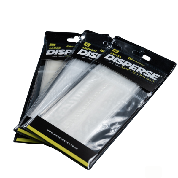 RIDGEMONKEY DISPERSE PVA BAGS LARGE 85MM x 150MM RIDGEMONKEY-DISPERSE-PVA-BAGS
