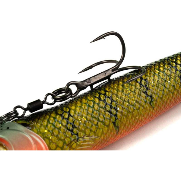 FOX RAGE PELAGIC READY RIG SLICK FAST 18CM 40G NATURAL PERCH - Imagen 3