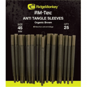 RidgeMonkey-RM-Tec-Anti-Tangle-Sleeves-ORGANIC-BROWN-Short