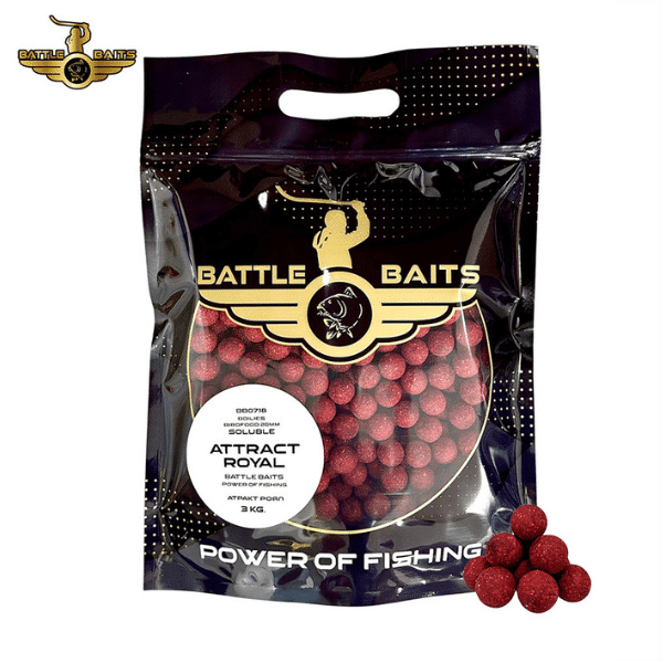 BATTLE BAITS ECO BOILIES ATTRACT ROYAL 3KG SOLUBLE BATTLE BAITS ECO BOILIES ATTRACT ROYAL 3KG SOLUBLE