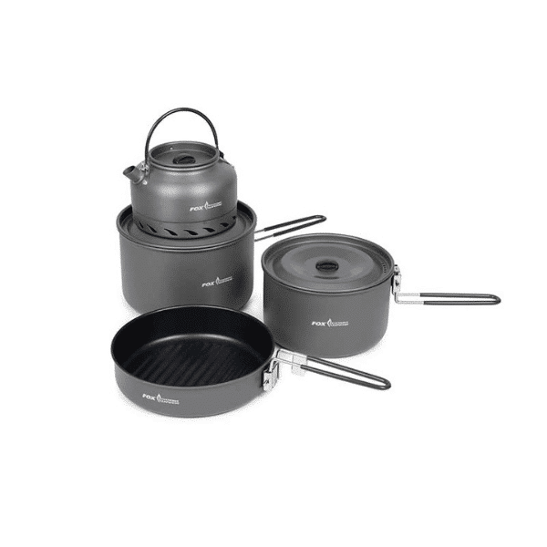FOX COOKWARE 4 PIECE DELUXE COOK SET FOX-COOKWARE-4-PIECE-DELUXE-COOK-SET