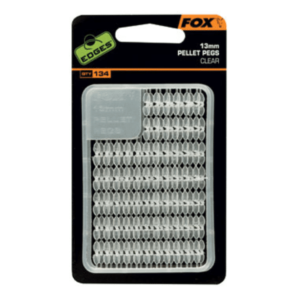 FOX EDGES PELLET PEGS 13MM CLEAR FOX-EDGES-PELLET-PEGS-13MM