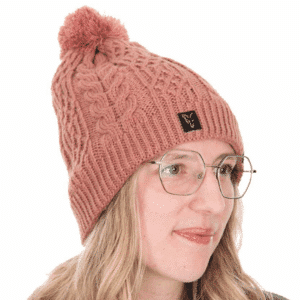 FOX-GORRO-LADIES-KNITTED-BOBBLE-HAT-ROSA