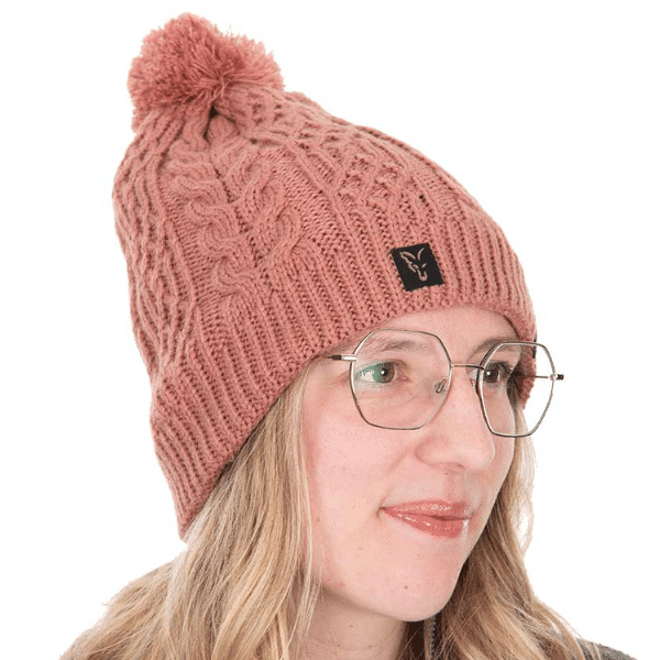 FOX GORRO LADIES KNITTED BOBBLE HAT ROSA FOX-GORRO-LADIES-KNITTED-BOBBLE-HAT-ROSA