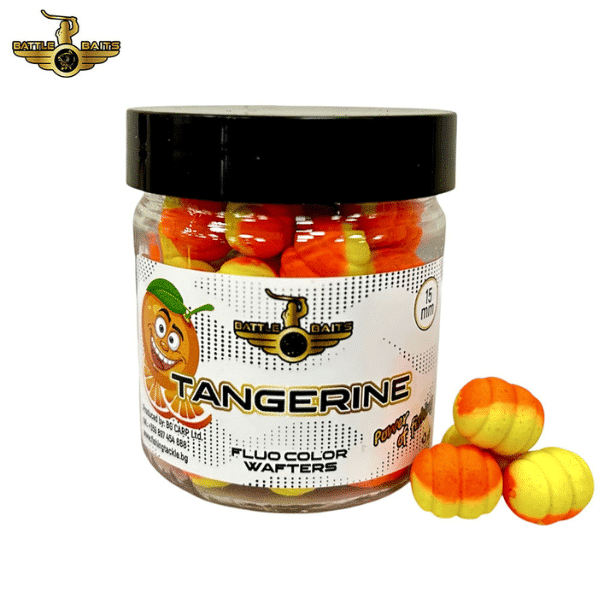 BATTLE BAITS FLUO COLOR WAFTERS TANGERINE 15MM BATTLE-BAITS-FLUO-WAFTER (5)