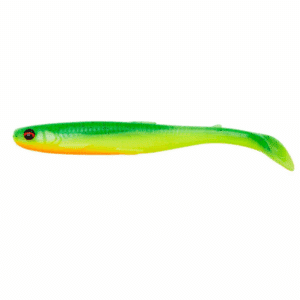 SAVAGE-GEAR-SLENDER-SCOOP-SHAD-GREEN-YELLOW