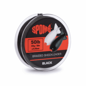SPOMB-BRAIDED-SHOCKLEADER-0.26MM-22KG-50LB-BLACK-50M