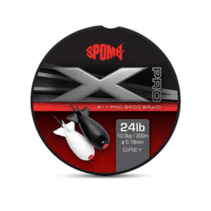 SPOMB-X-PRO-BRAID-GREY-8+1-0.18MM-24LBS