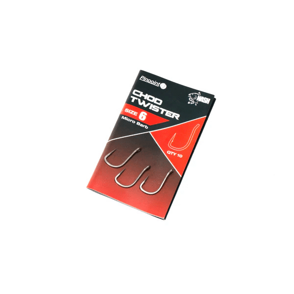 NASH ANZUELOS CHOS TWISTER Nº7 MICRO BARB NASH-ANZUELOS-CHOD-TWISTER