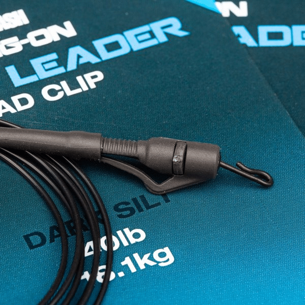 NASH CLING-ON FUSED LEADER LEAD CLIP 40LB 18.1KG 1M DARK SILT NASH CLING-ON FUSED LEADER LEAD CLIP 40LB 18.1KG 1M DARK SILT - Imagen 2