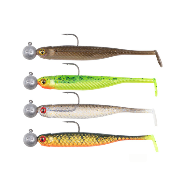 FOX RAGE MINI TIDDLER MIXED COLOUR PACK LOADED 1/0 5G 4PCS FOX-RAGE-MINI-TIDDLER-MIXED-COLOUR