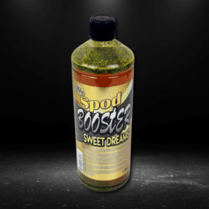 Pro Elite Baits Gold Spod Booster Sweet Dreams 1L para carpfishing en Navarra