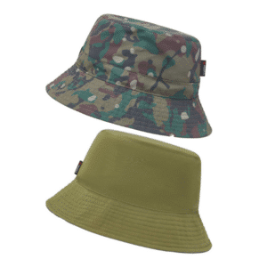 Sombrero Reversible Trakker camuflaje y verde resistente al agua