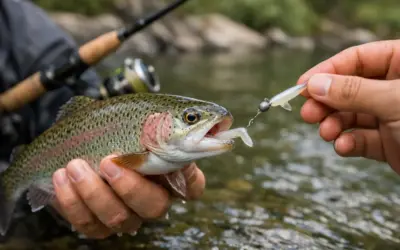 Pesca trucha con vinilo pequeño: cómo sacarle más