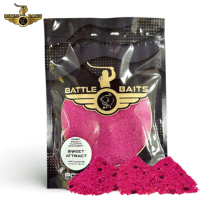 Battle Baits Groundbait Sweet Attract Smoke X Fluo Pink 800g engodo fluorescente para feeder y carpfishing en Navarra