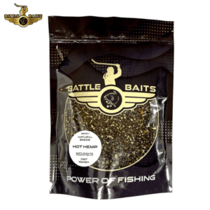 Battle Baits Semilla de Cañamón Natural Hot Hemp 1kg para spod mix y carpfishing en Navarra
