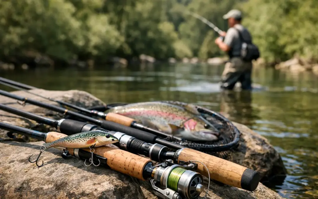 Cómo elegir la caña adecuada para pesca con trucha