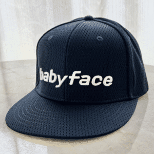 BabyFace Flat Cap Navy Logo