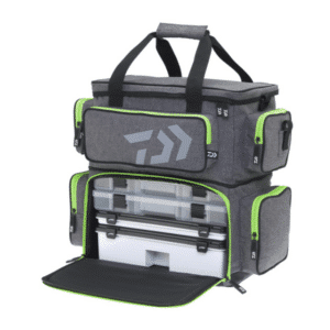 Daiwa bolsa con cajas de accesorios L GrisVerde