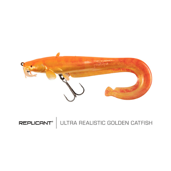 Fox Rage Ultra Realistic Replicant Catfish 20 cm Golden Wels