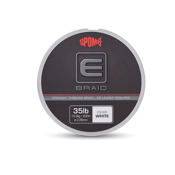 Spomb E Braid 35 lb 0,26 mm 200 m White